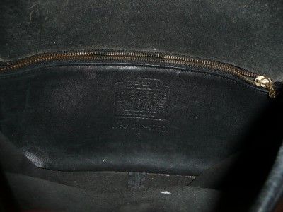   COACH Black Leather Satchel City Cross Body Purse Bag 9790  