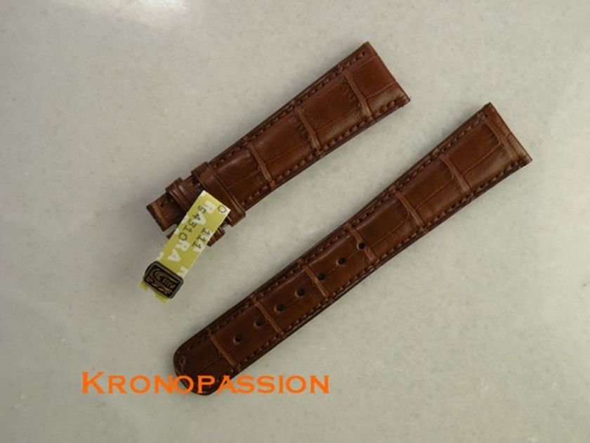 Lange & Sohne Brown Matte Alligator Strap 20mm New   