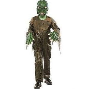 NWT Halloween Boys SWAMP MONSTER Costume S 4 6X  