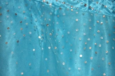   Prom Homecoming Party Dress Blue Sequins size small WORN ONCE  