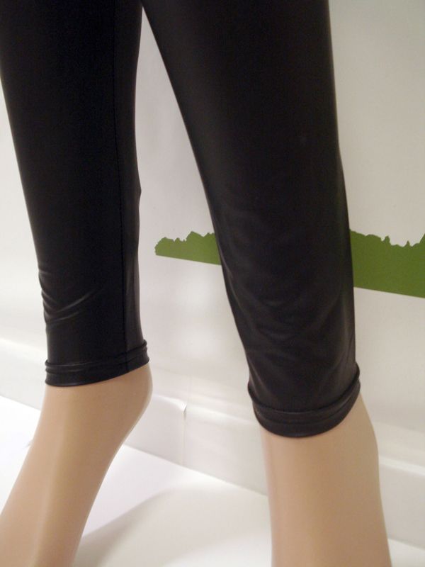 theshopgo Faux Leather Look Shiny Wet Mat Leggings S~XL  