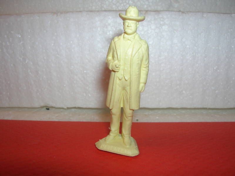 MARX GENERAL GRANT BLUE GREY TOY SOLDIER 54MM 1960 ACW  