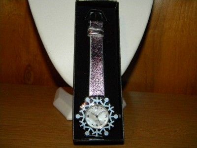 Avon Tis The Season Christmas Winter Snowflake Watch New Item  