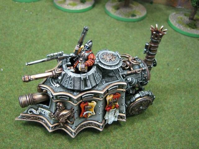 Warhammer DPS painted Empire Steam Tank EM029a  