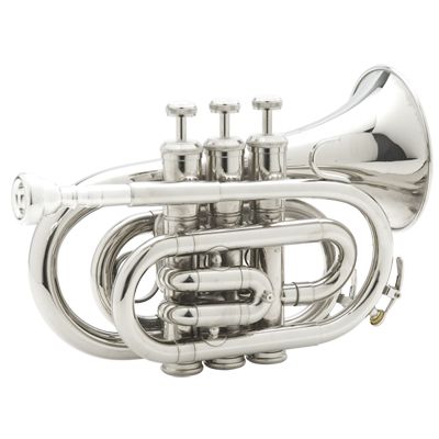 CECILIO 2Series Bb POCKET TRUMPET w/Monel Valves~4Color  