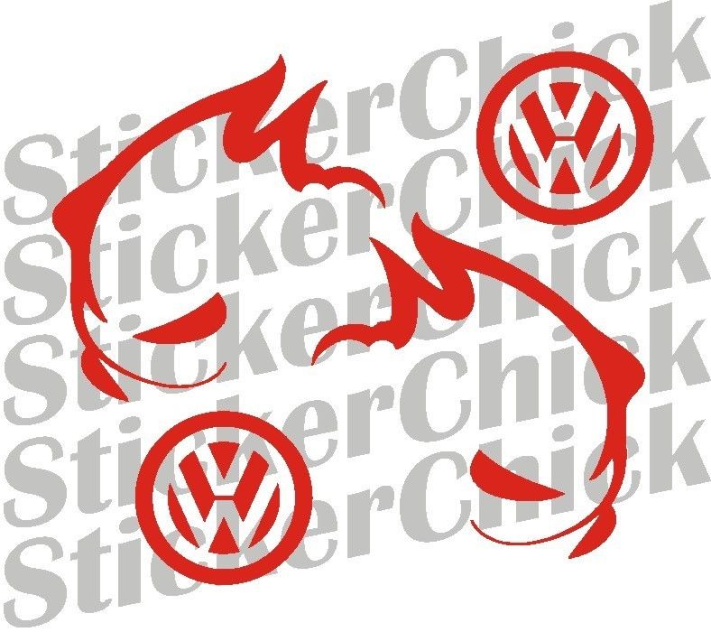vw stickers jdm on PopScreen  Volkswagen decal, Car sticker ideas