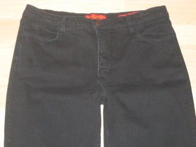 Womens Not Your Daughters Jeans NYDJ Tummy Tuck size US 12 UK 16 Black 