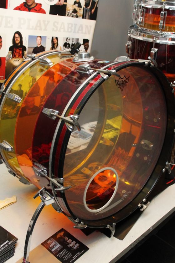 LUDWIG VISTALITE TEQUILA SUNRISE ACRYLIC 5 PIECE KIT  