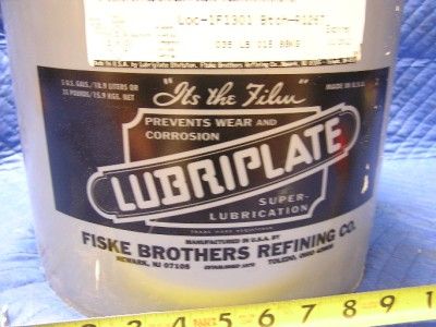 FOR SALE IS (1) 35LB PAIL OF LUBRIPLATE MULTI PURPOSE GREASE