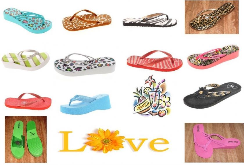 Women’s Flip Flops, sandals or Slides  Pick 1   