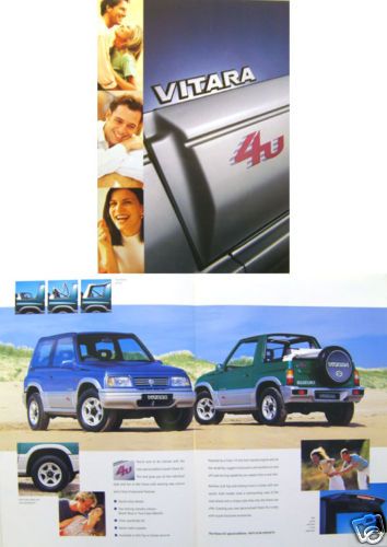 Suzuki Vitara 1.6 JX 4U Soft Top Estate 1998 Brochure  