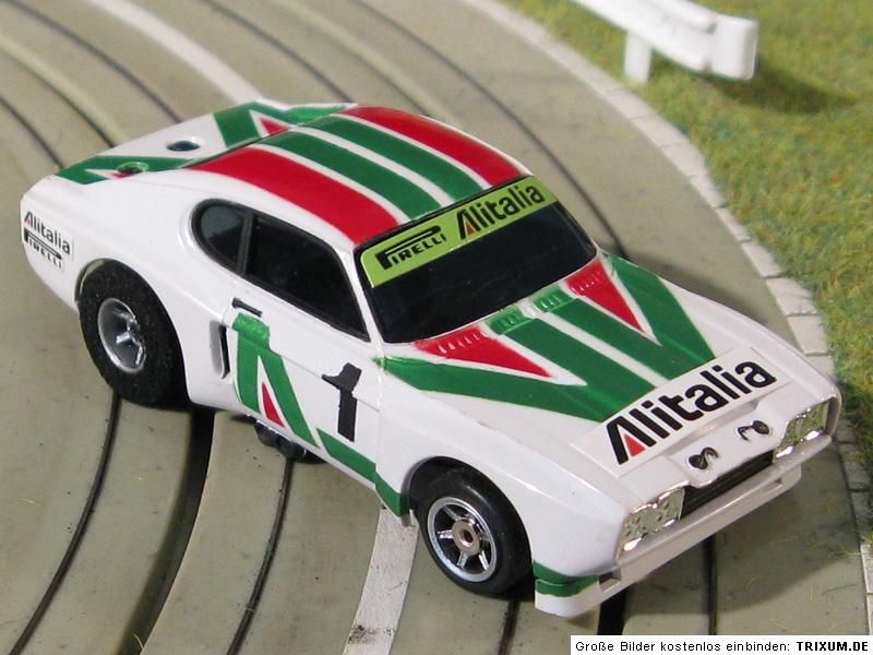 Aurora AFX / G+ FORD CAPRI ALITALIA   VERY RARE   NEW in Faller Box 