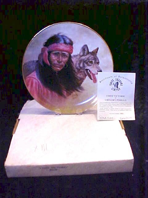 Gregory Perillo Chief Victorio Chieftains II Plate  