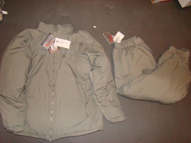 GEN III Level 7 Top and Bottom Lrg Long ECWCS PRIMALOFT  