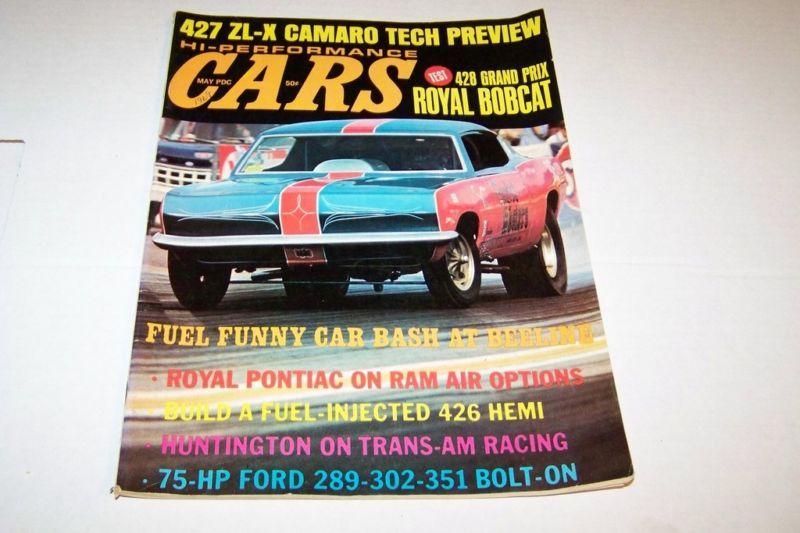 MAY 1969 HI PERFORMANCE CARS car magazine FUNNY CAR  