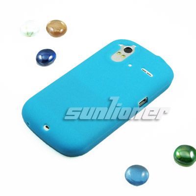   Silicone Case Skin Cover for HTC Amaze 4G (in sky blue color)  