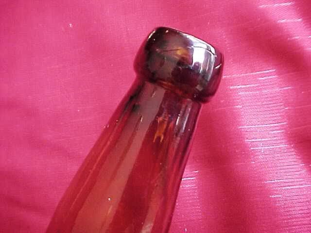 Antique   Amber   Beer Bottle   Embossed   John Rapp & Son S.F. CAL 