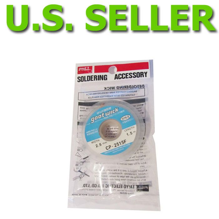 ft Spool Solder Wick Soder Remover Desoldering Braid  