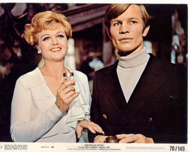 Angela Lansbury, Michael York, ORIG 1970 mini lobby  