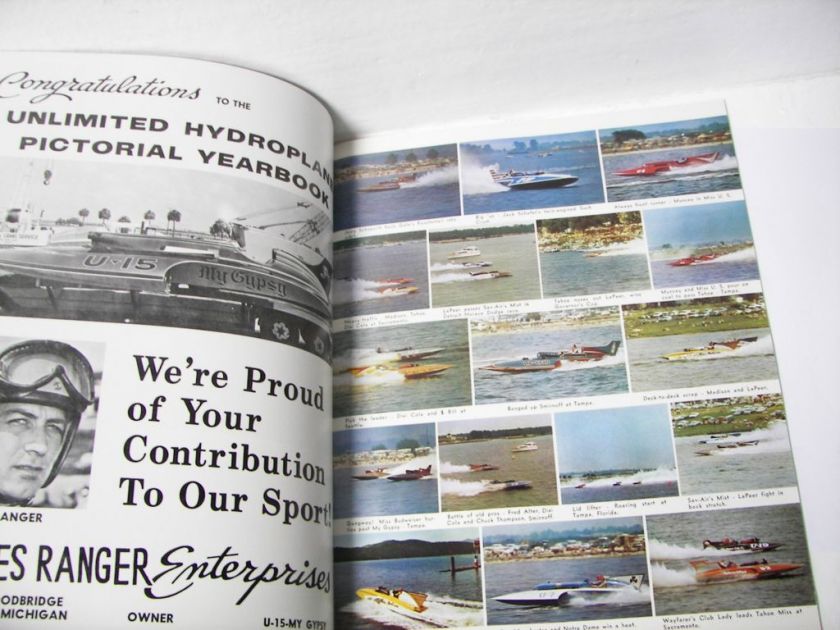 Vintage 1966 67 APBA Unlimited Hydroplane Yearbook  