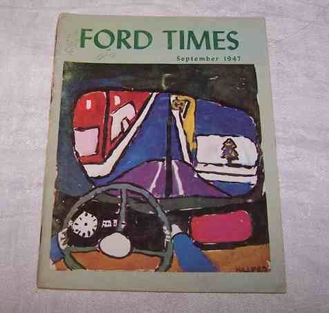 FORD TIMES Sept 1947 * MARBLE CANYON * AZ  