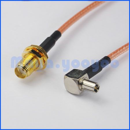 8in SMA female to TS9 male plug Pigtail Coaxial Cable RG316  