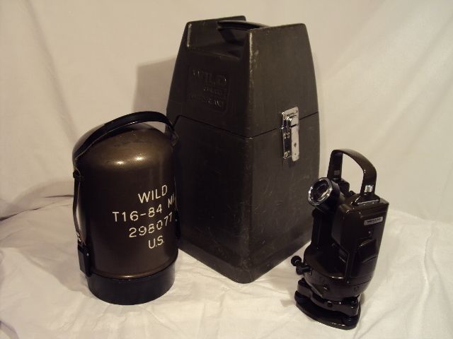 WILD HEERBRUGG T 16 T16 THEODOLITE UPRIGHT IMAGE EX CON  