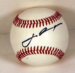 JOHN TRAVOLTA SIGNED BASEBALL GREASE JOHN GOTTI COA  