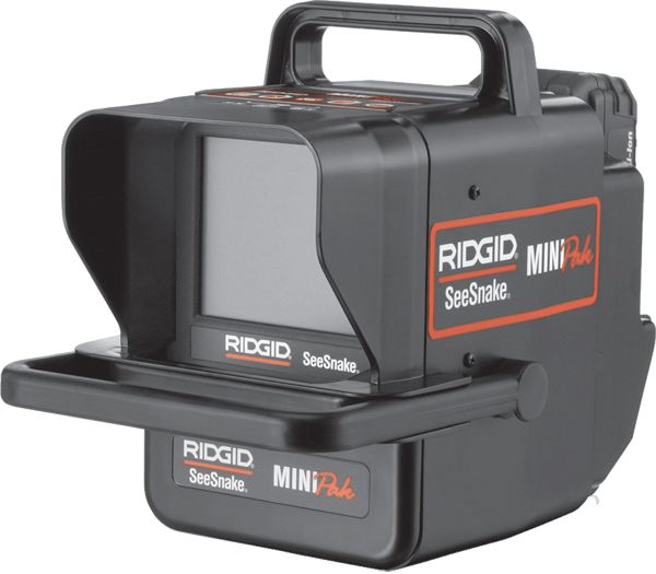 RIDGID 32903 SeeSnake MINIpak 115V Monitor with Compact Reel, Battery 