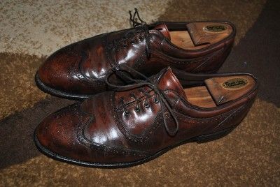 FOOT JOY WINGTIP VINTAGE CLASSICS TOUR 12 B BURGUNDY GOLF SHOES 