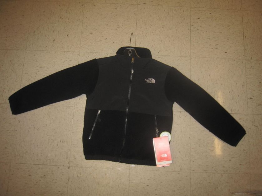   NORTH FACE BOYS DENALI JACKET AQGB TNF BLACK size EXTRA SMALL  