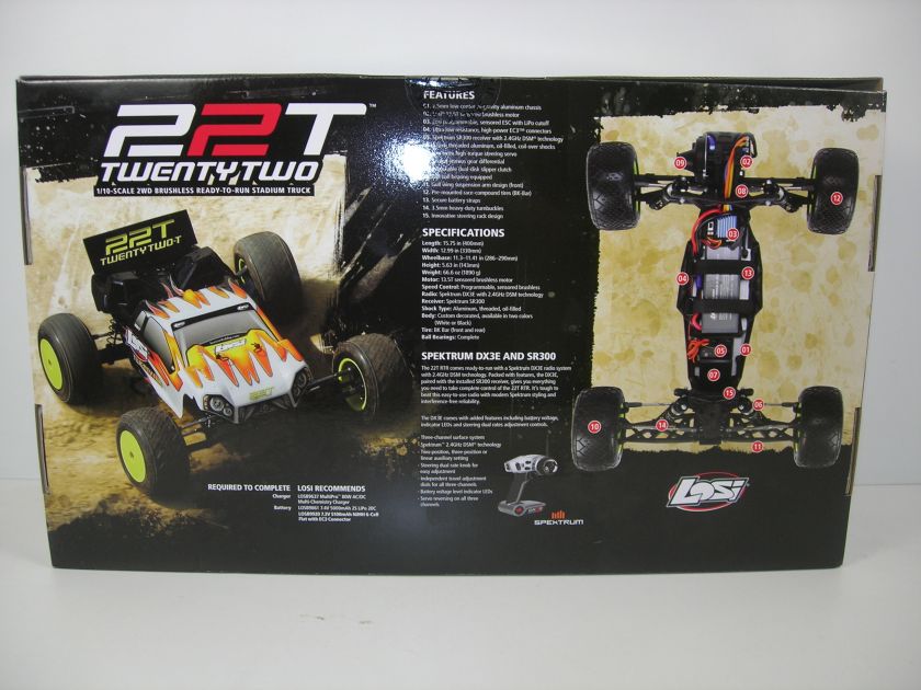 10 22T 2WD Truck RTR TLR RC Truck LOSB0123  