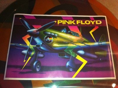 PINK FLOYD 1988 Tour Poster Harron Dark Side of the Moon Wall AIRPLANE 