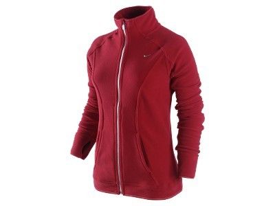 NIKE THERMA FIT WOVEN WOMEN JACKET RED/MATTE SILVER M  