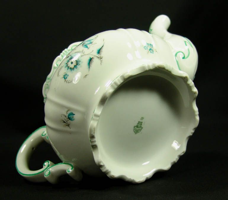 VINTAGE ZSOLNAY PECS HUNGARY PORCELAIN TEA COFFEE POT  