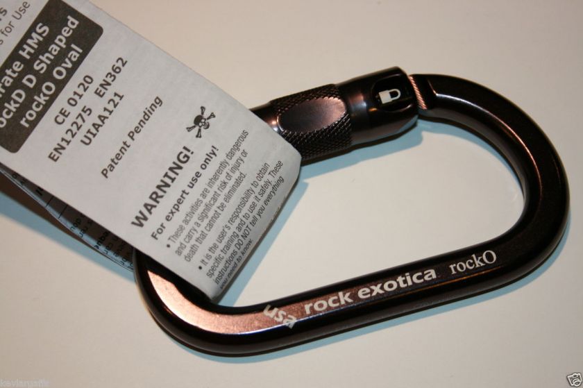 Ultimate Carabiner ROCK EXOTICA Best in World Auto Lock RockO Rock on 