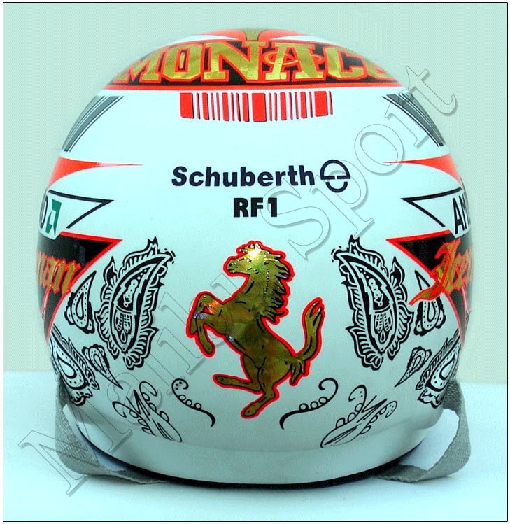 KIMI RAIKKONEN 2008 F1 MONACO GP RF1 REPLICA HELMET 11  