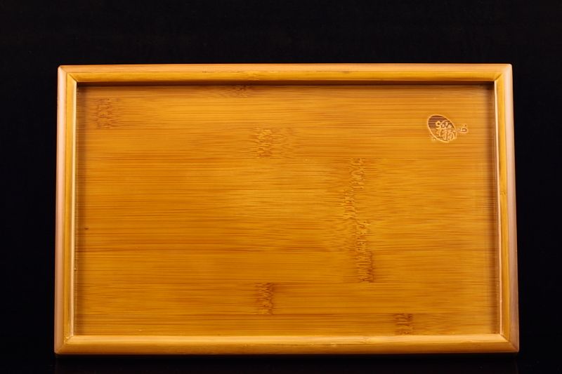 Retangle Shape Bamboo Serving Tray in Tea House 28*19cm  