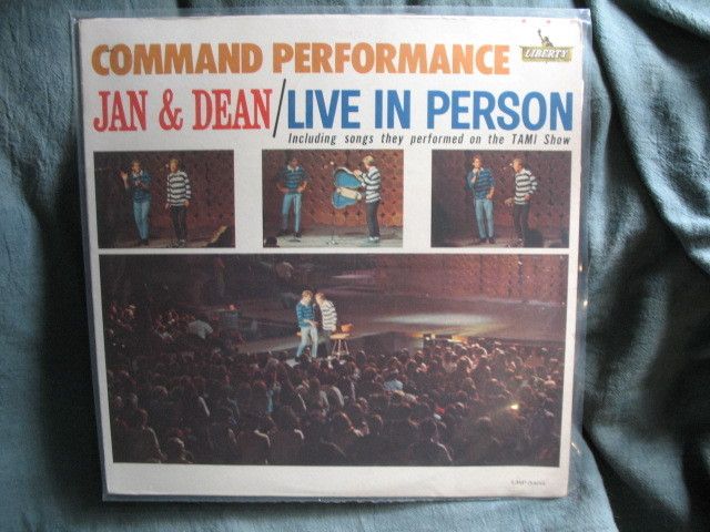 JAN & DEAN COMMAND LIVE PERFORMANCE TAMI SHOW LIBERTY LABEL orig paper 