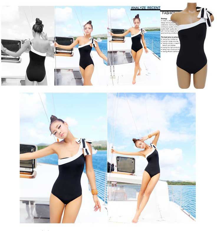   Monokini Swimsuit Lady Chic Swimwear Clothes Bathing Dress  