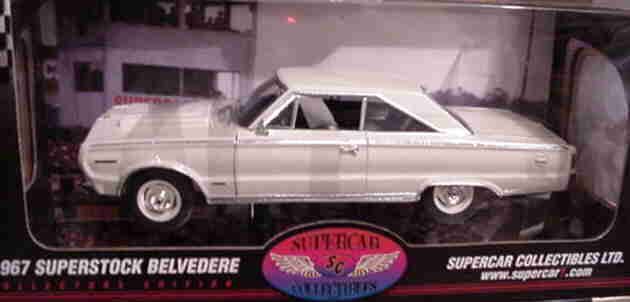 Hwy 61 1967 Superstock Belvedere Hemi WHITE 118  