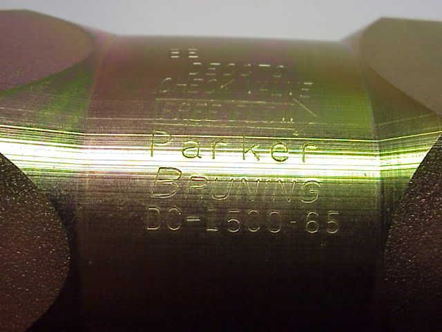 BRUNING DECCTO DC 1500 65 1 1/2 HYD. CHECK VALVE  NEW  