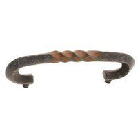 Belwith Rustic Iron Cabinet Pull Handle Knob PA1323 RI  