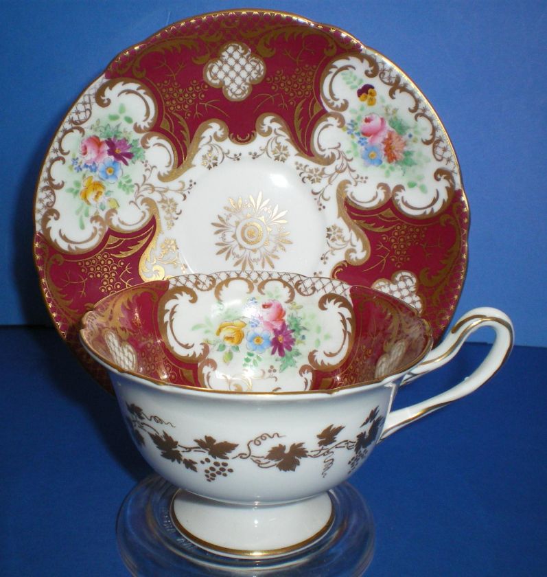 Gainsborough Shape Shelley English Bone China Tea Cup & Saucer Duo Set 