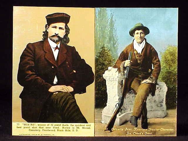 SD   DEADWOOD   WILD BILL HICKOK & CALAMITY JANE  