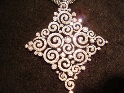 Stefan Hafner 18K White Gold Diamond Necklace  