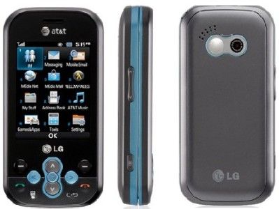   GT365 GT 365 NEON FOR AT&T ATT CINGULAR QWERTY CAMERA SLIDER NEW BLUE