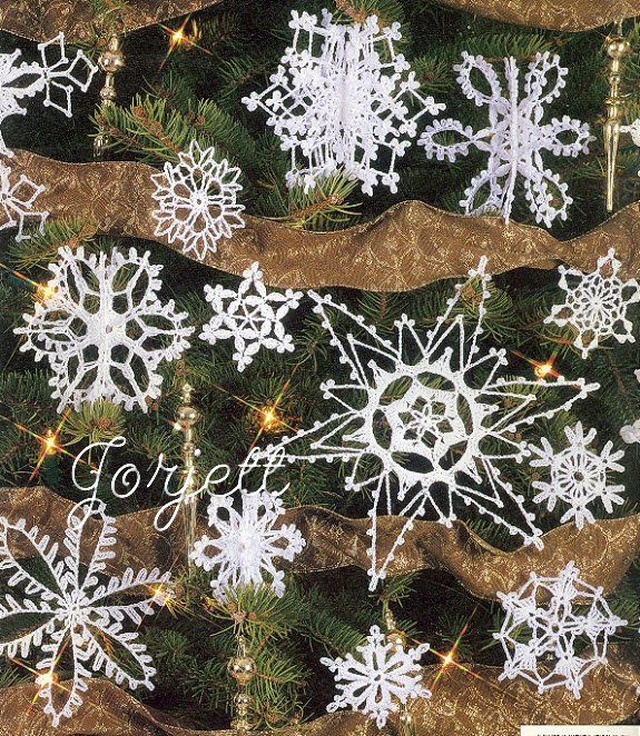 99 Snowflakes, flat & 3D snowflake crochet patterns  