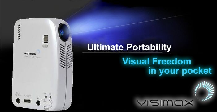 Regardless of your location, Visimax allows you to project still or 