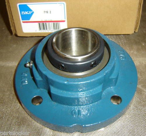 SKF FYR 2 FLANGE BEARING 2 SHAFT FYR2 PILLOW BLOCK NEW  